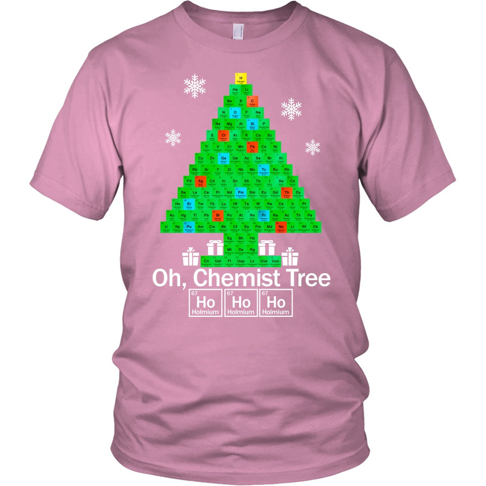 T-shirt - Oh Chemist Tree HoHoHo Women Men TShirts