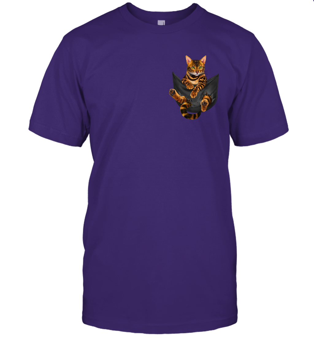 Cat Bengal in your pocket unisex shirt gift for cats lovers owners
