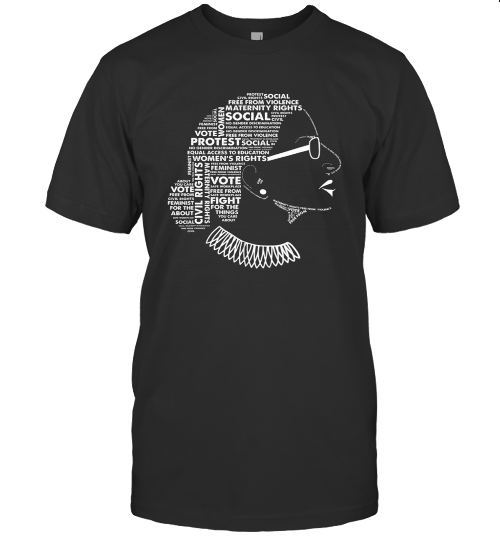 Notorious RBG Shirt Ruth Bader Ginsburg Quotes Feminist Gift