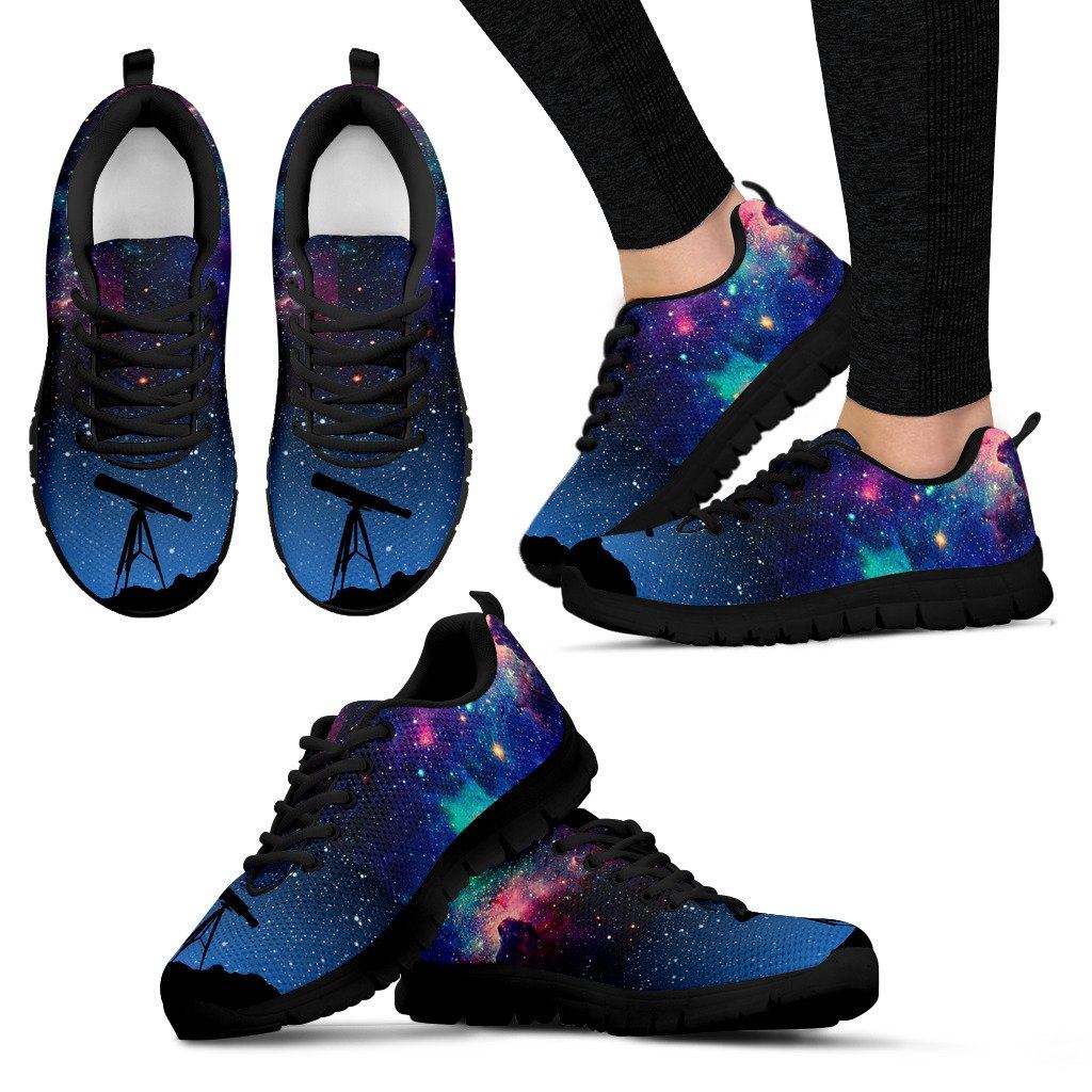 women galaxy shoes astronomy gift for space lovers