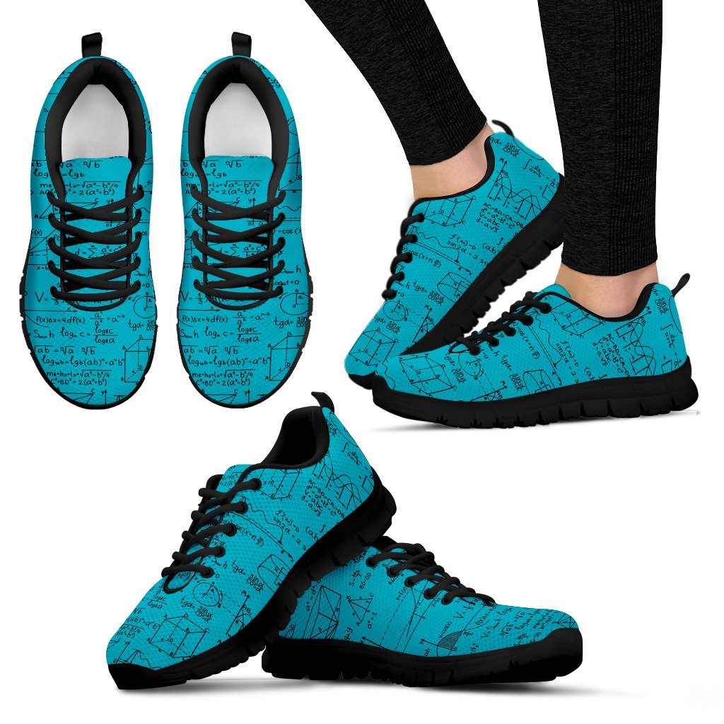 Women Math Equations Shoes Cool Gifts for Math Lovers