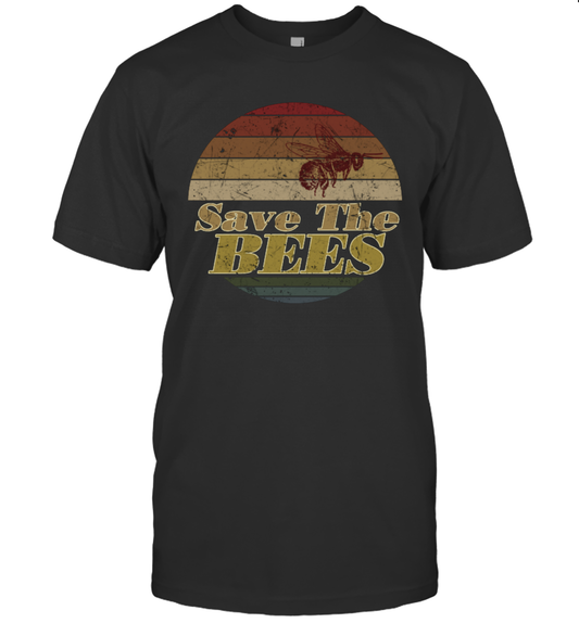 Save The Bees Unisex T-Shirt Gift for Women Men Beekeeper