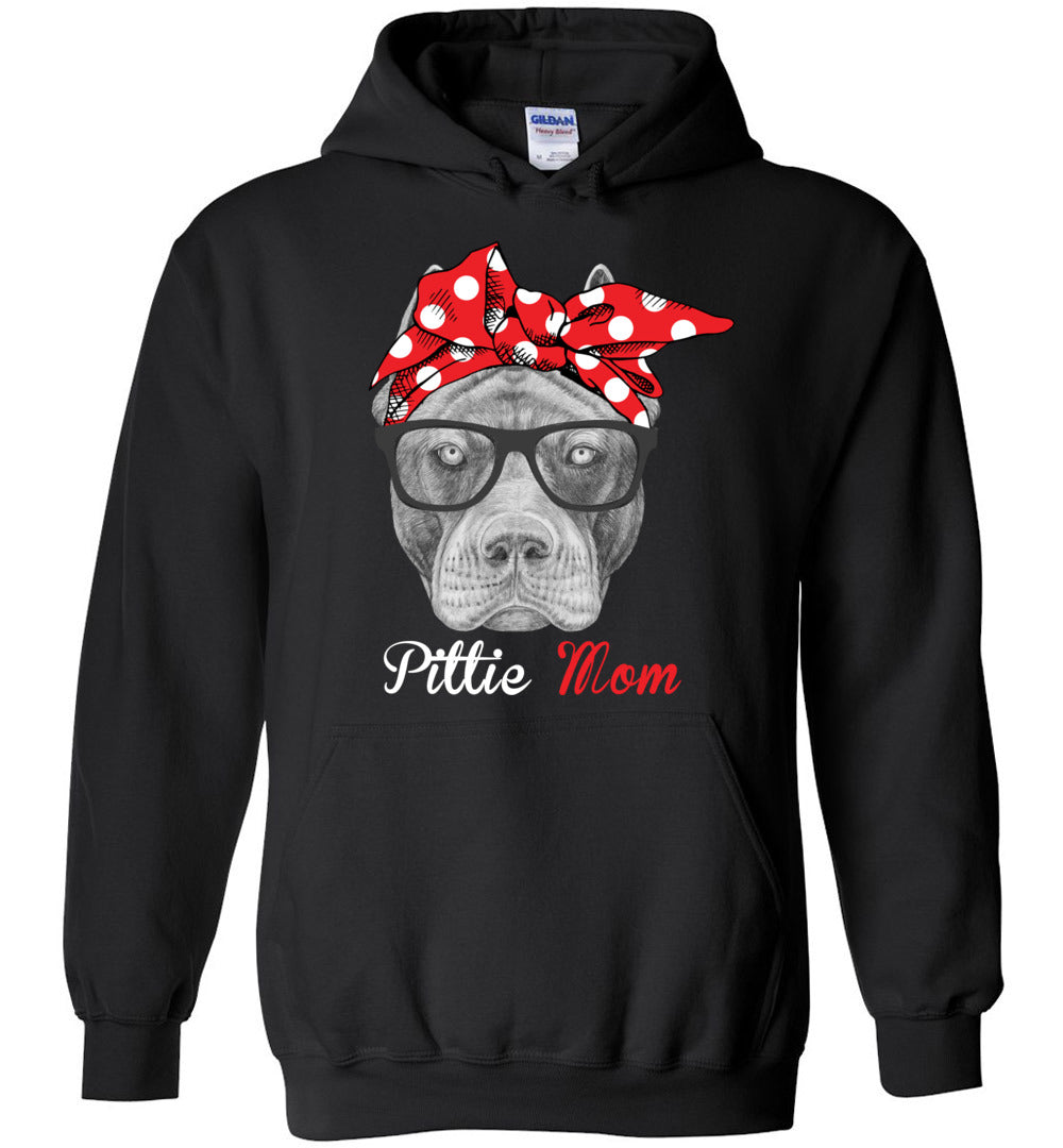 Pittie mom TS hoodie