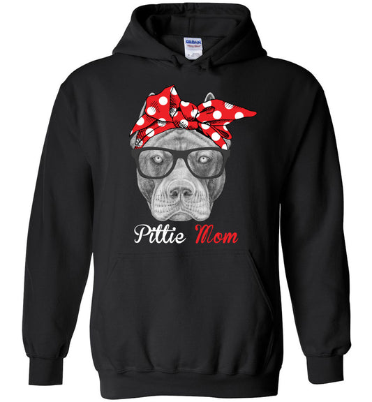 pittie mom hoodie ca1