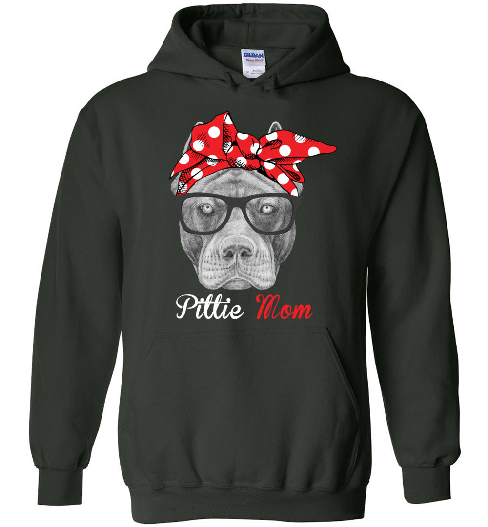 pittie mom hoodie ca1