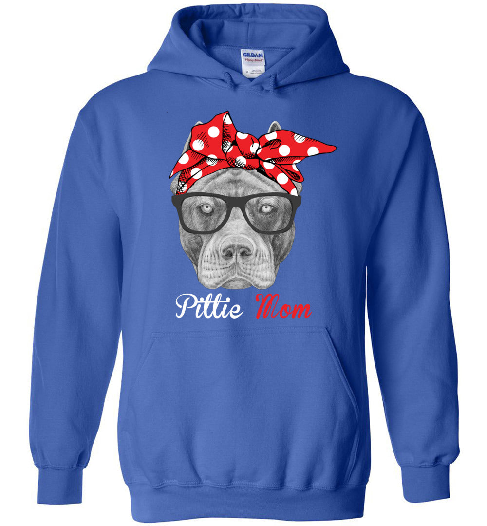 Pittie mom TS hoodie