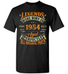 2023 68th Birthday Tee Vintage Legends Born in 1954 68 Years Old Gift Unisex Shirt Women Men