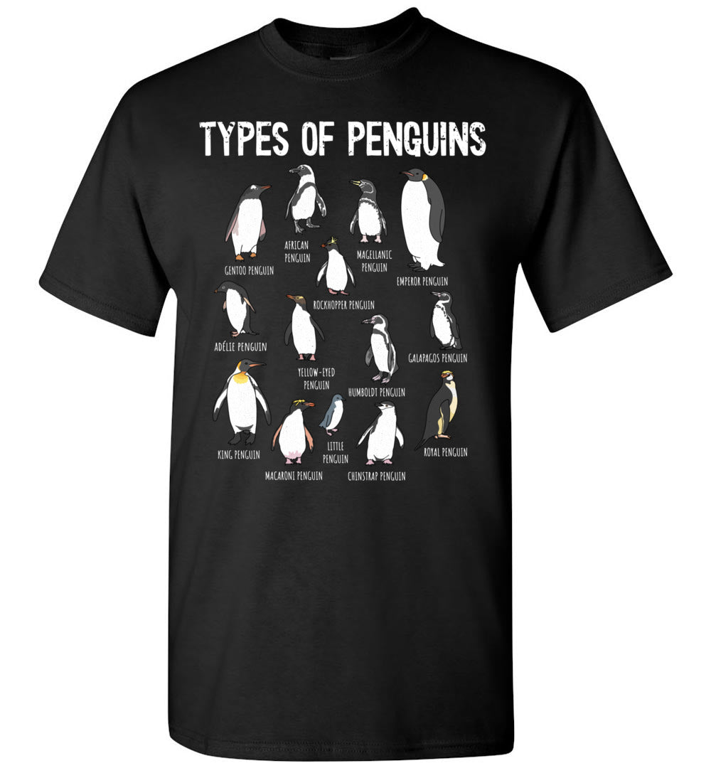 2023 Penguin Tshirt, Penguin Lover Shirt, Penguins of The World Unisex Shirt Gift Women Men