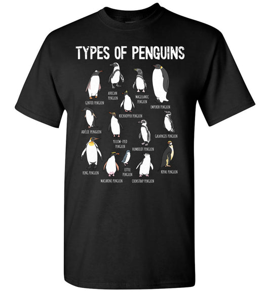 2023 Penguin Tshirt, Penguin Lover Shirt, Penguins of The World Unisex Shirt Gift Women Men