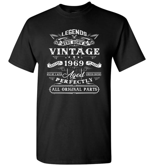 53rd Birthday Gift for Legends Born 1969 53 Years Old Vintage Gift Unisex Shirt Women Men