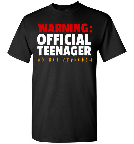 Official Teenager 13 Year Old Funny 13th Birthday 13 Years Shirt Gift Boys Girls