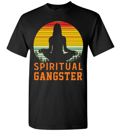 2023 Spiritual Gangster Funny Yoga Meditate Meditation Unisex Shirt Gift Women Men