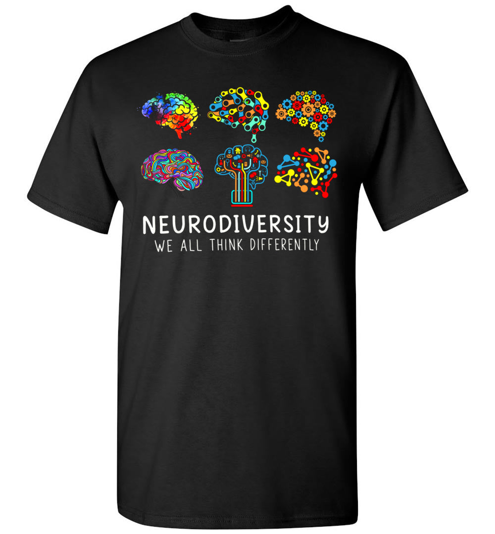 2023 Neurodiversity Embrace ADHD Autism Awareness Unisex Shirt Gift Women Men