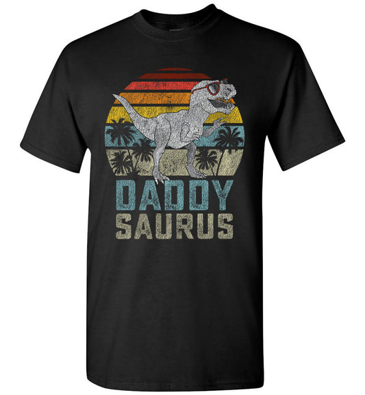 Daddysaurus T Rex Dinosaur Daddy Saurus Family Matching Unisex Tee Shirt Gift Women Men