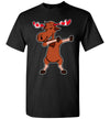 2023 Dabbing Moose Shirt Dancing Canada Elk Canadian Flag Unisex Kids Shirt Gift Boy Girl