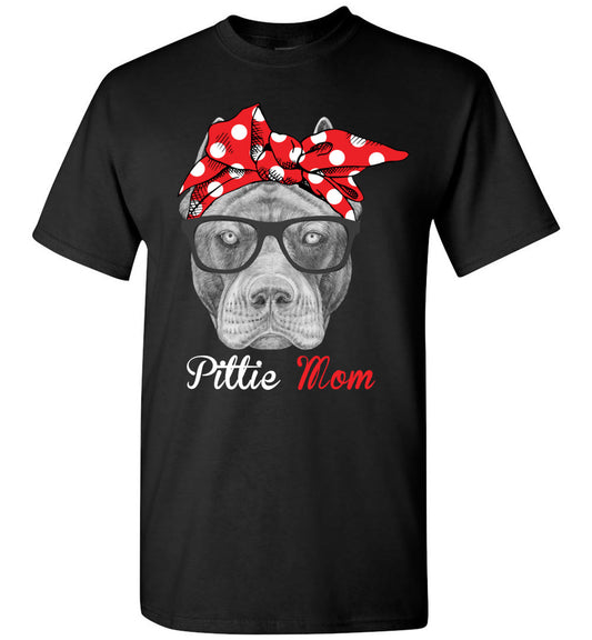 Funny Pittie Mom Unisex Shirt Plus Size XL - 4XL for Pitbull Dog Lovers