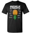 2023 Anatomy of A Pineapple Swinger Funny Upside Down Pineapple Unisex Shirt Gift Women Men