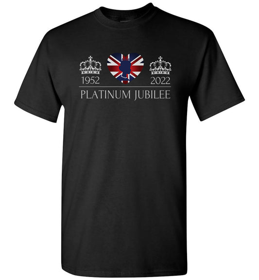 British Queen Monarchy Platinum Jubilee 70th Anniversary 1952 2022 (1) Unisex Shirt Gift Women Men
