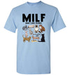 Milf Man I Love Felines Funny Cat Vintage Unisex Shirt Gift Women Men