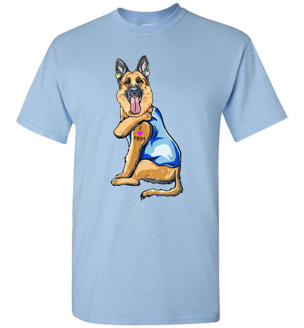 german shepherd love mom tattoo ca23 TS