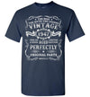 2023 76 Year Old Gifts Vintage 1947 Limited Edition 76th Birthday Unisex Shirt Gift Women Men