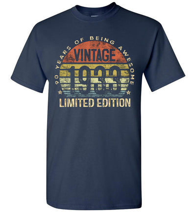 2023 90 Year Old Gifts Vintage 1933 Limited Edition 90th Birthday Unisex Shirt Gift Women Men