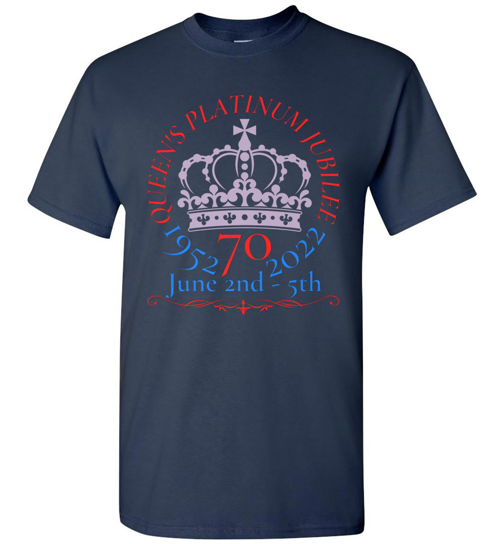 Modern Supply Tee Queen's Jubilee 2022 British UK Monarch Queen Platinum (1) A Unisex Shirt Gift Men Women
