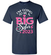 2023 I'm Going to Be A Big Sister Again 2023 Pregnancy Announcement Unisex Shirt Gift Boy Girl