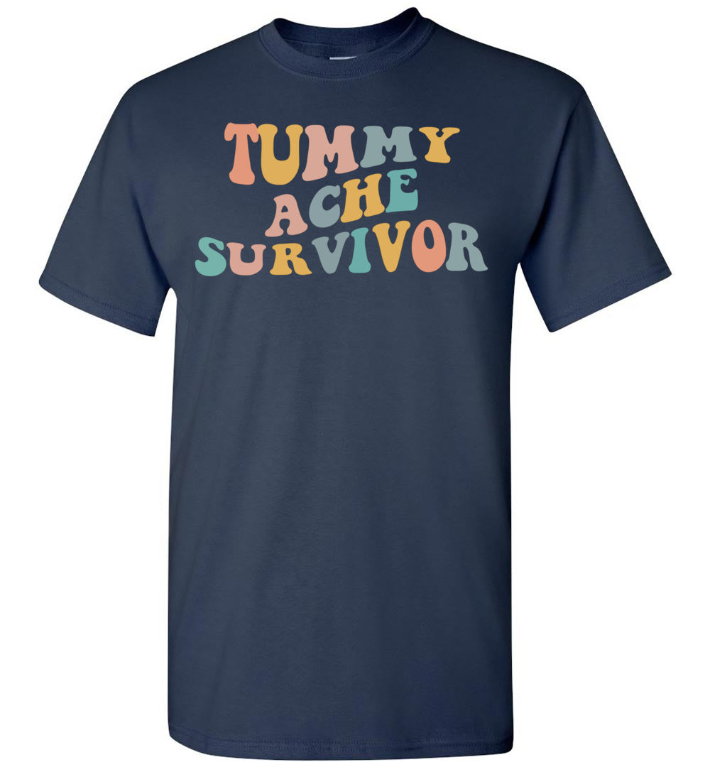 2022 Tummy Ache Survivor Retro Vintage Unisex Shirt Gift Women Men