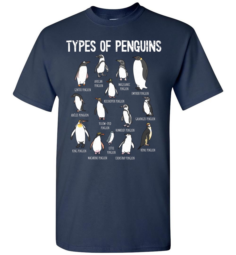 2023 Penguin Tshirt, Penguin Lover Shirt, Penguins of The World Unisex Shirt Gift Women Men