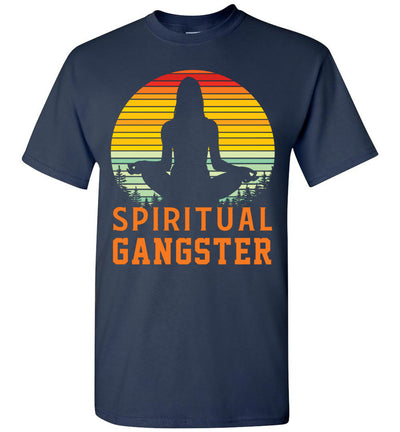 2023 Spiritual Gangster Funny Yoga Meditate Meditation Unisex Shirt Gift Women Men