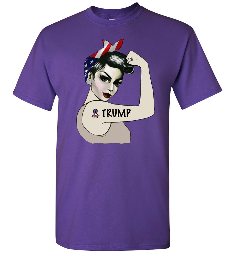 Trump support lady