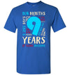 2023 9th Birthday Nine 9 Year Old 108 Months Gift Unisex Shirt Boy Girl