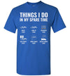 2023 Things I Do in My Spare Time Funny Car Enthusiast Car Guy Unisex Shirt Gift Women Men