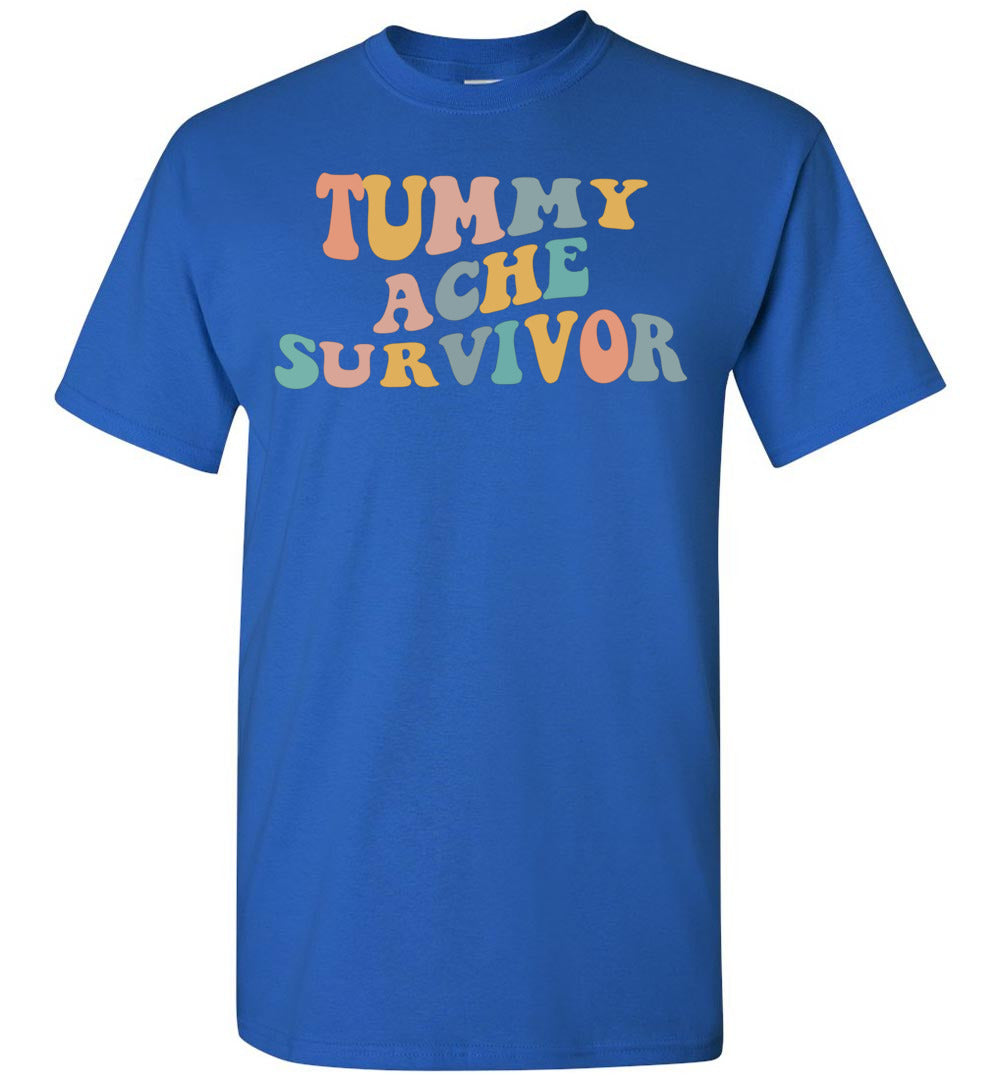 2022 Tummy Ache Survivor Retro Vintage Unisex Shirt Gift Women Men
