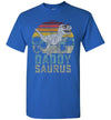Daddysaurus T Rex Dinosaur Daddy Saurus Family Matching Unisex Tee Shirt Gift Women Men
