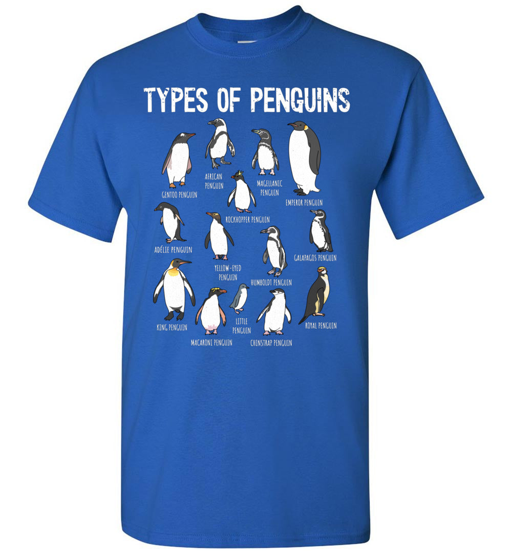 2023 Penguin Tshirt, Penguin Lover Shirt, Penguins of The World Unisex Shirt Gift Women Men