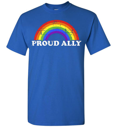 Proud Ally with Rainbow