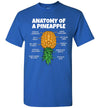 2023 Anatomy of A Pineapple Swinger Funny Upside Down Pineapple Unisex Shirt Gift Women Men