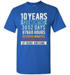 1 Kids 10th Birthday 10 Years Old Vintage Retro 120 Months Youth Shirt Gift Boys Girls