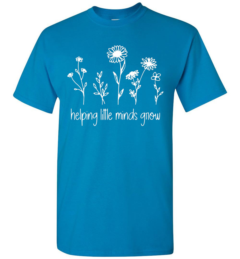 2023 Back to School Helping Little Minds Grow Teachers Inspiring Motivational Teaching Unisex Shirt