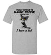 2023 Funny Cat I Fully Intend to Haunt People When I Die Cats Lover Owner Cat Mom Dad Unisex Shirt G
