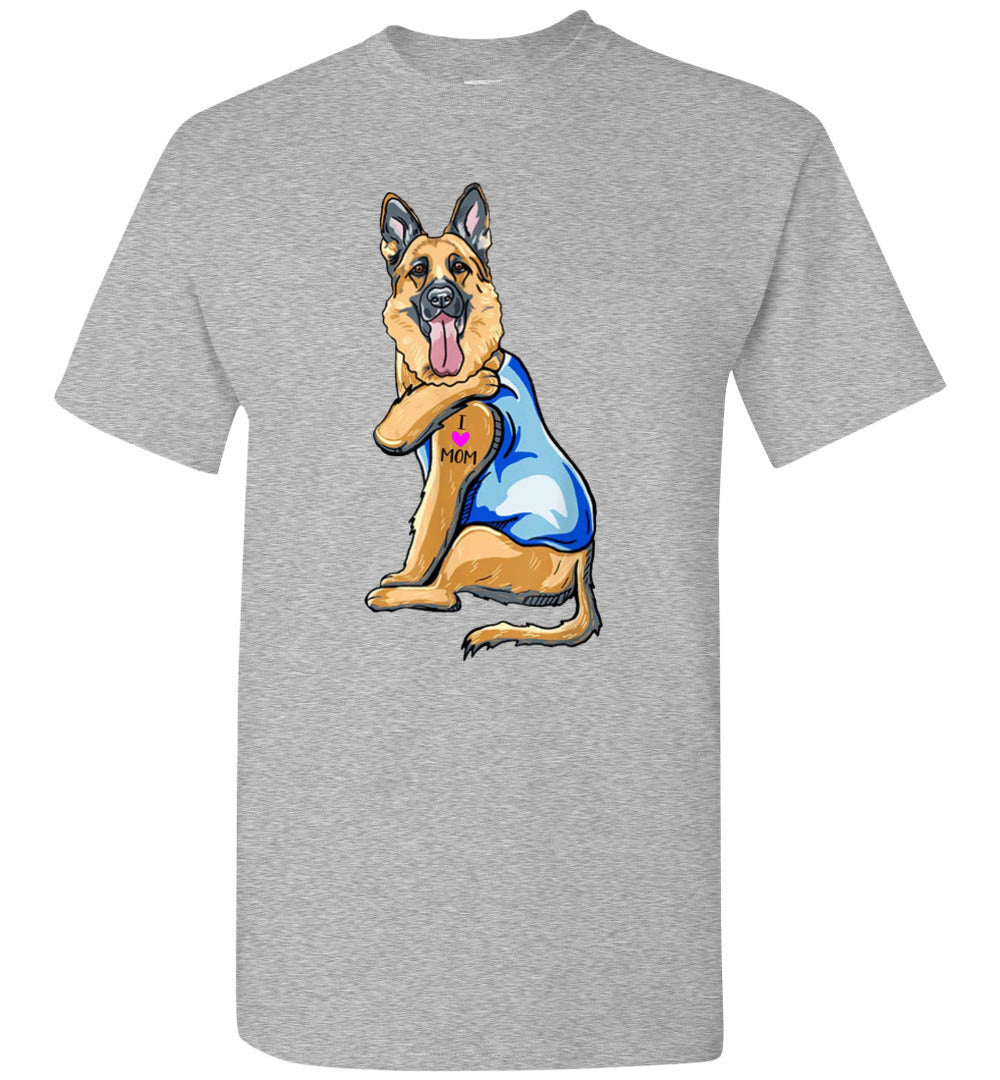 german shepherd love mom tattoo ca23 TS