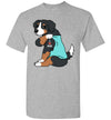 2023 I Love Mom Tattoo Bernese Mountain Dog Funny Mother's Day Unisex Shirt Gift Women Men