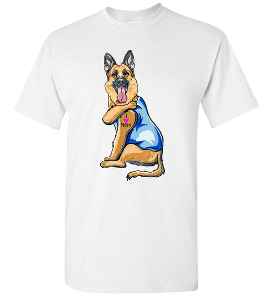 german shepherd love mom tattoo ca23 TS