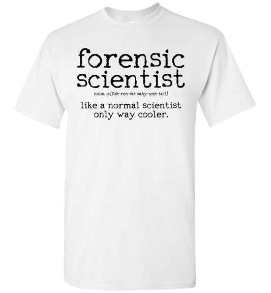 2023 Forensic Scientist Definition Dictionary Science Funny Unisex Shirt Gift Women Men
