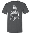 2023 Big Sister Again Big Sister Expecting Baby Pregnancy Announcement Unisex Kids Shirt Gift Boy Gi