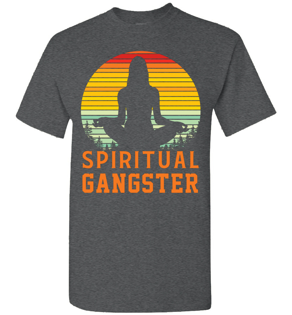 2023 Spiritual Gangster Funny Yoga Meditate Meditation Unisex Shirt Gift Women Men