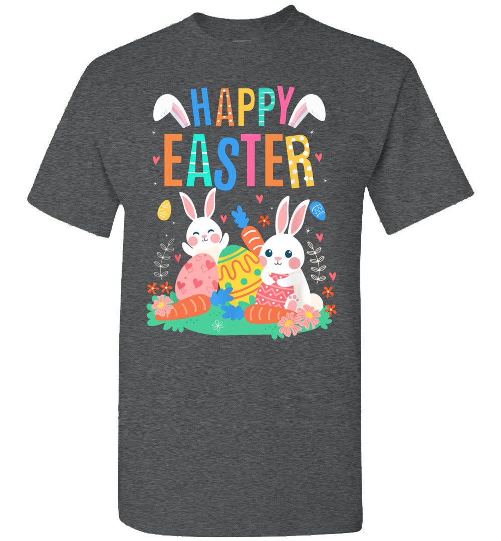 2023 Happy Easter Day Cute Bunny with Eggs Easter Unisex Shirt Gift Women Men