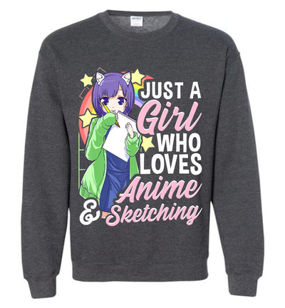 Just a girl love anime ca19 sweatshirt TS